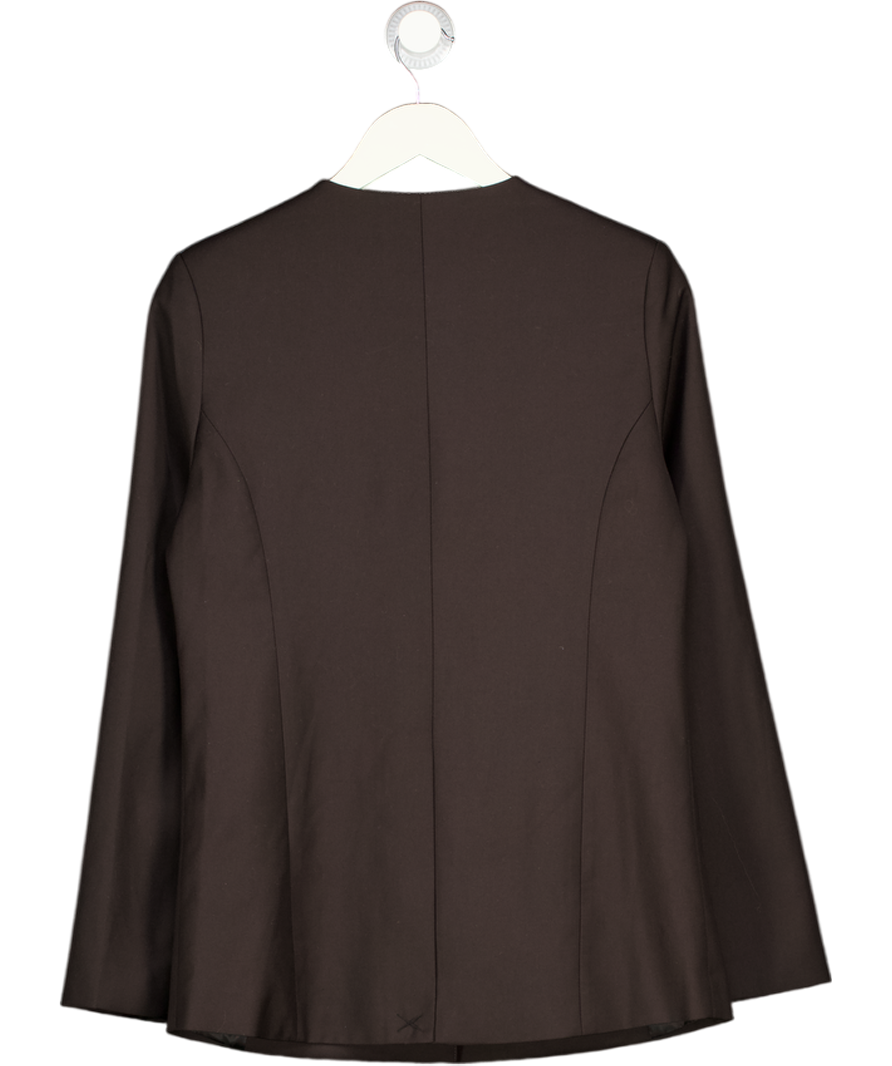 REBE Black Inness Collarless Blazer UK S