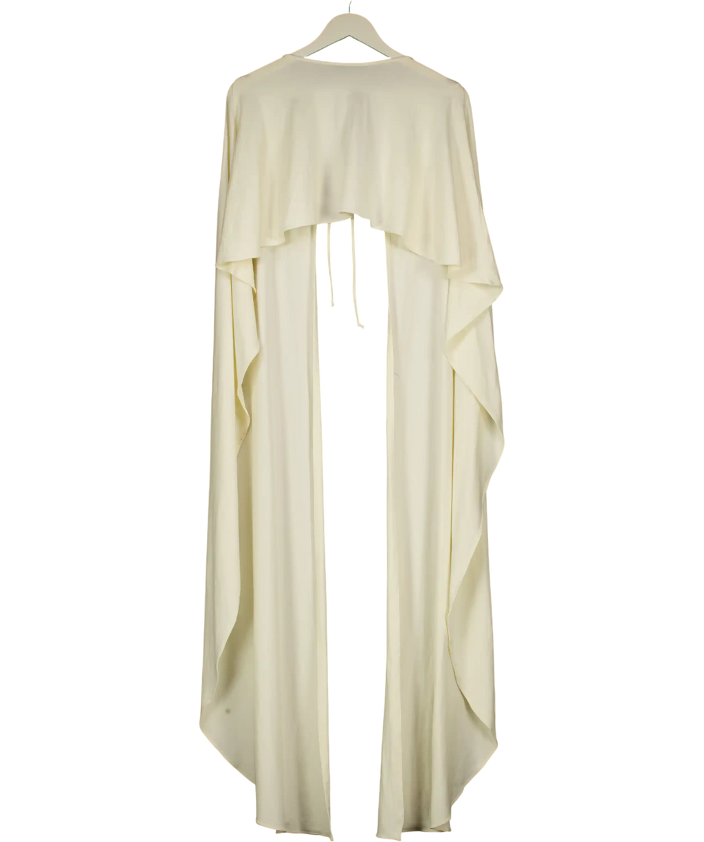 AYM STUDIO Studio Cream Long Drape Cape One Size One Size