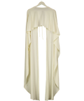 AYM STUDIO Studio Cream Long Drape Cape One Size One Size
