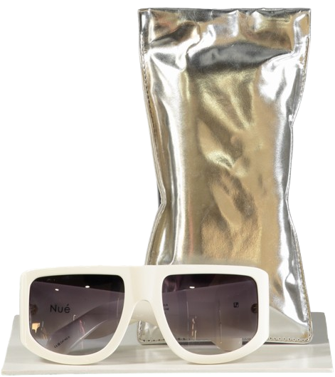 White Nué Studio X Linda Farrow - It Girl Embellished Sunglasses - With Original Case One Size