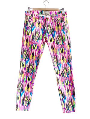 Current/Elliott Multicoloured Bd5e - Printed Low-rise Jeans W26