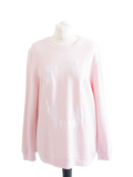 Zoe Karssen Pink Embroiered Teeth Sweatshirt UK S