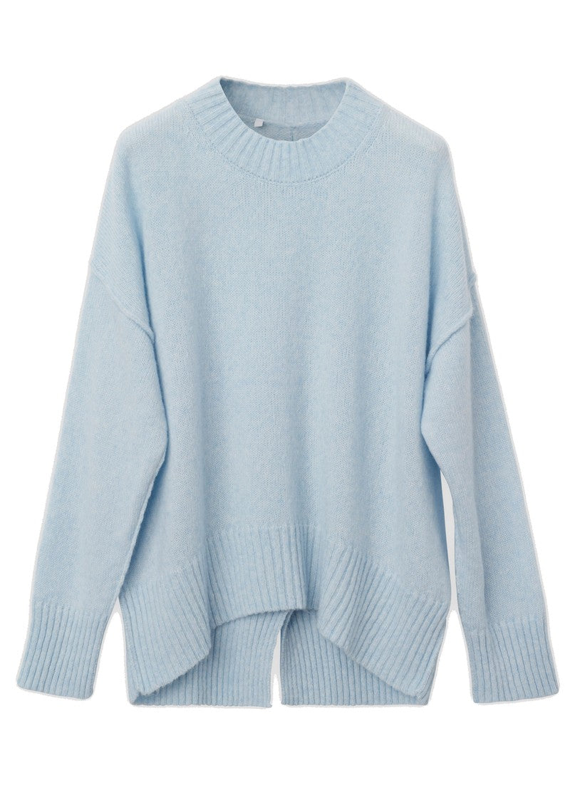 Day Birger et Mikkelsen Pandora Soft Merino Wool Mix Jumper - Blue Melange UK S