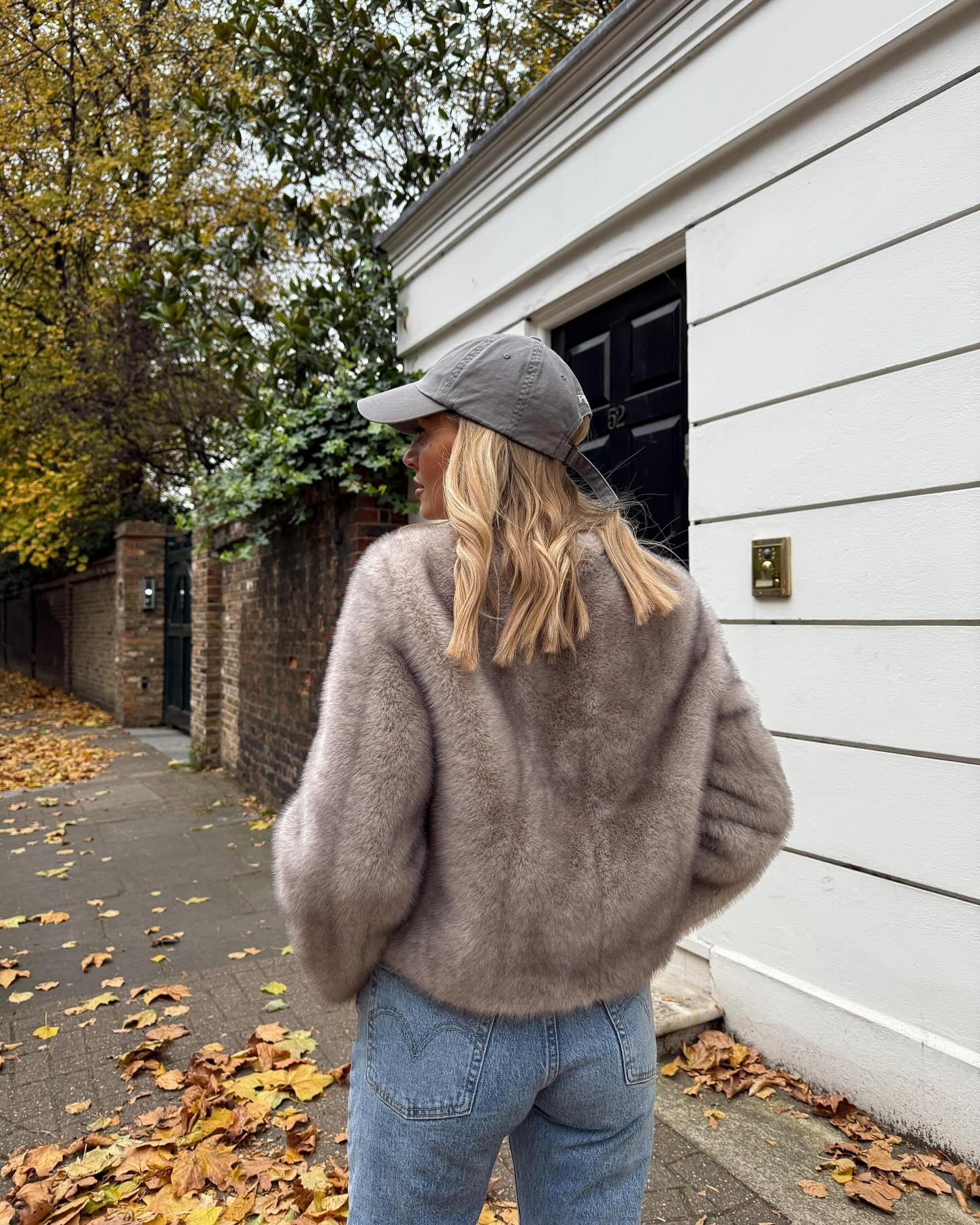 MARCELA LONDON Beige Soft Faux Mink Jacket UK M