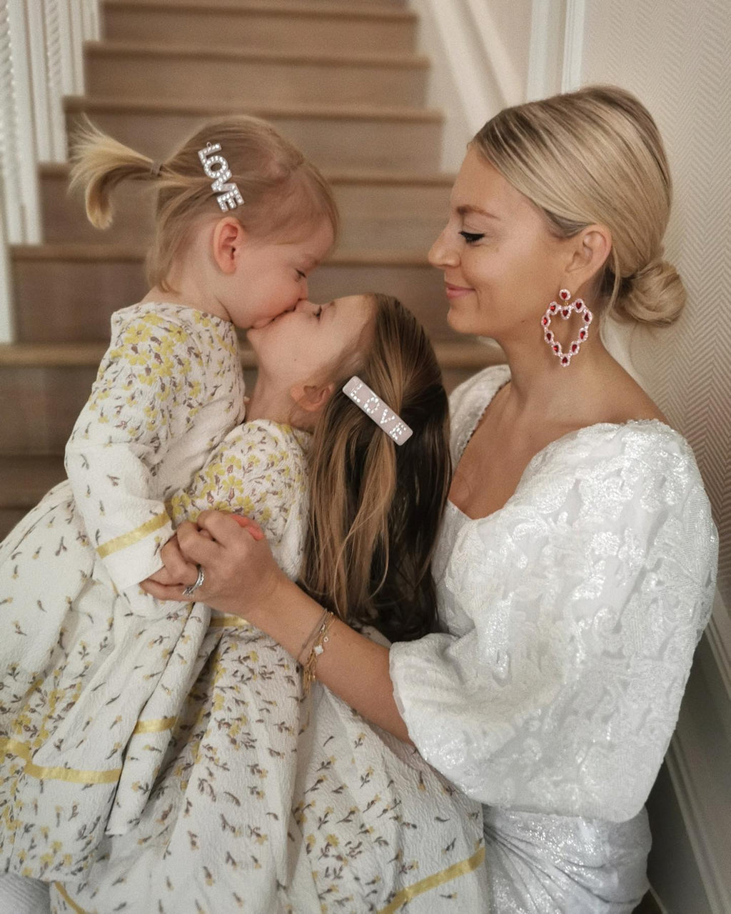 SORCI & FOFA Cream / Yellow Textured Special Occasion Dress 2 Years