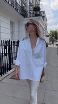 Sezane Max Shirt  Casual White UK S