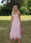 Amanda Uprichard Blush Pink Monterey Dress UK S