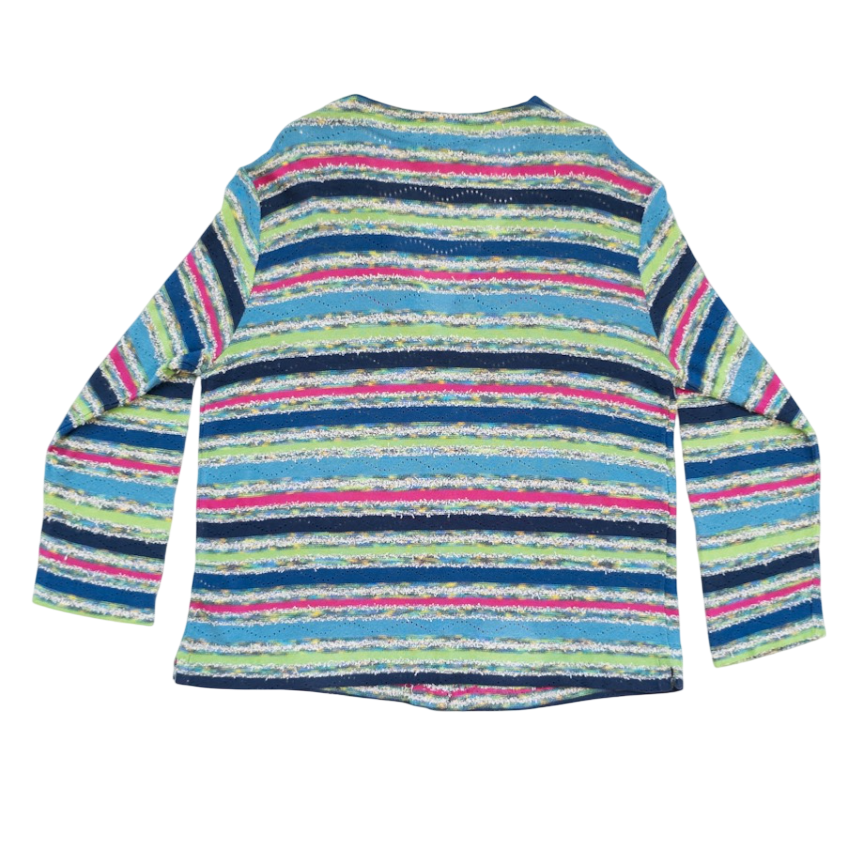 Missoni Sport Multicolour Striped Knit Cardigan UK 10