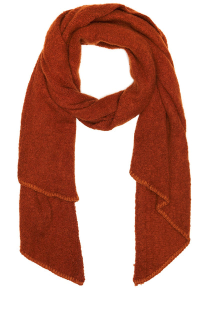 Free People Brown Rangeley Supersoft boucle Scarf