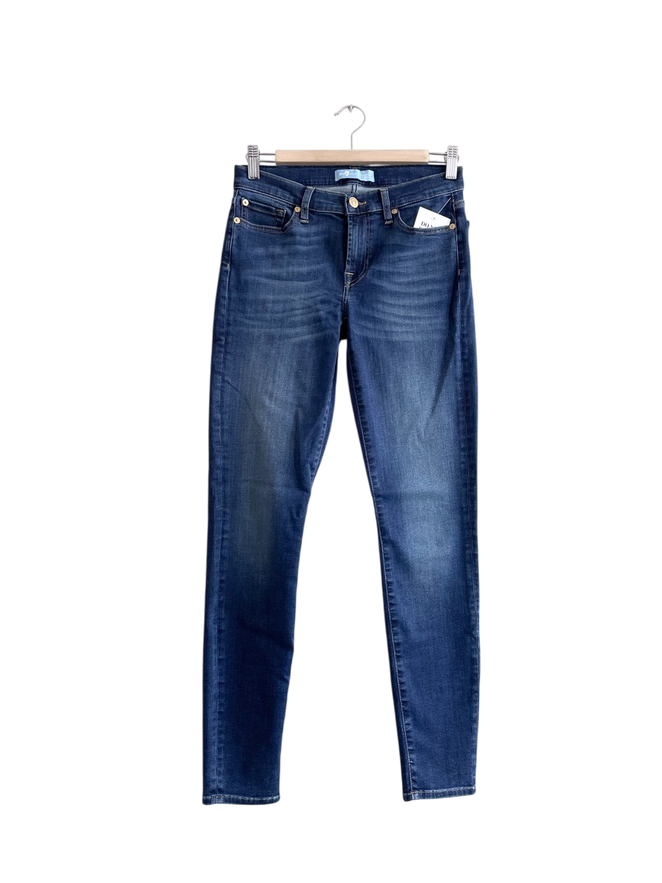 7 For All Mankind Blue The Skinny B(air) Duchess Jeans W27