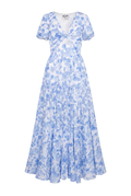 HOLLAND COOPER Giselle Dress Blue Seashell UK 8