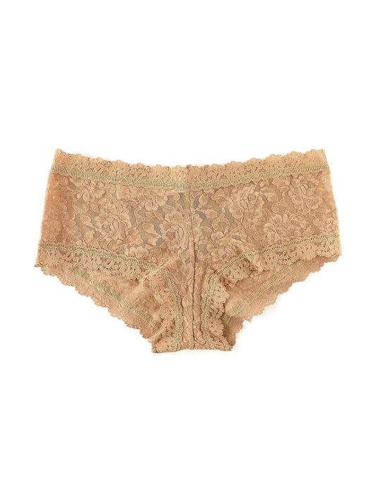 Hanky Panky Beige Lace “No VPL” Boyshort Knickers UK XS