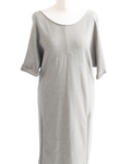 Whistles Grey Sweatshirt Dress With Zip Detailing UK 10