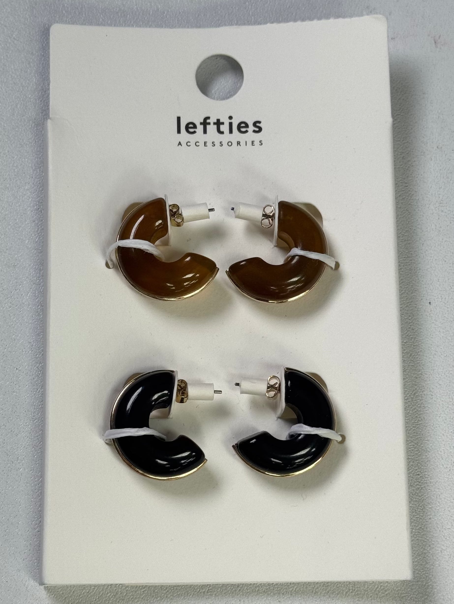 lefties Multicoloured 2-pack Of Hoop Earrings UK M