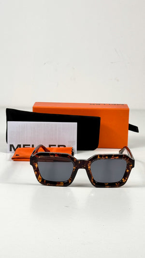 MELLER Brown Tortoise Nayah Sunglasses In Case / Box