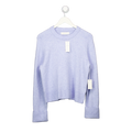 ABERCROMBIE  & FITCH Baby Blue Merino Wool Blend Jumper UK XS