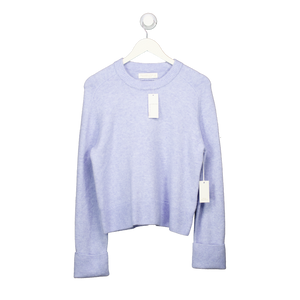 ABERCROMBIE  & FITCH Baby Blue Merino Wool Blend Jumper UK XS