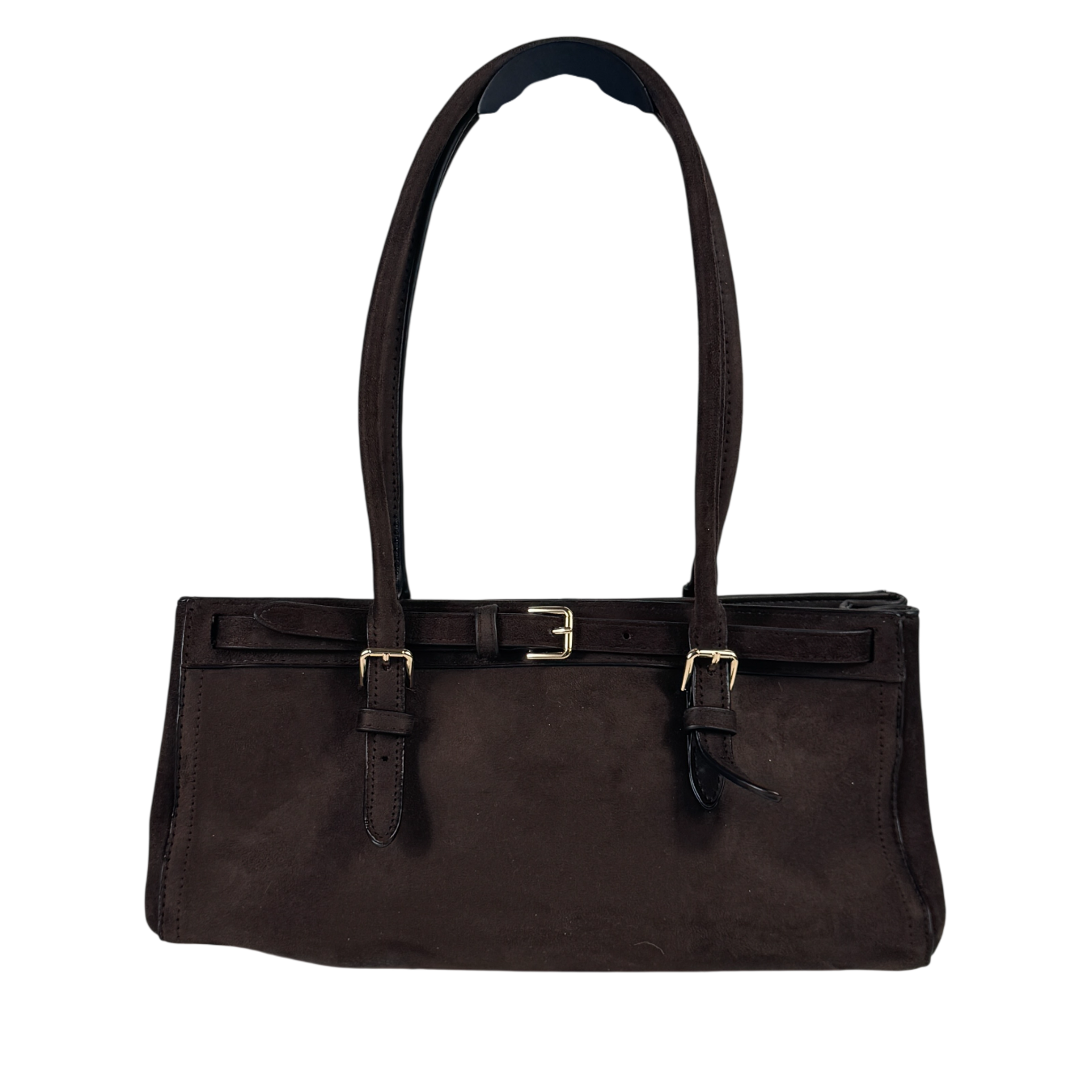 H&M Dark Brown Rectangular Shoulder Bag