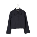 ODDMUSE Navy Blue Collared Jacket UK XS