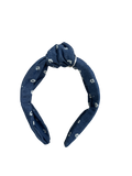 M&S Blue Floral Headband One Size