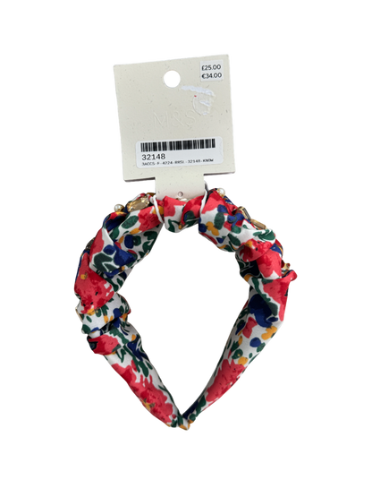 M&S Multicolour Floral Embellished Headband One Size