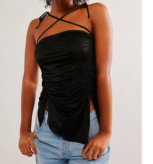 Free People Black Going Out Cami UK XS