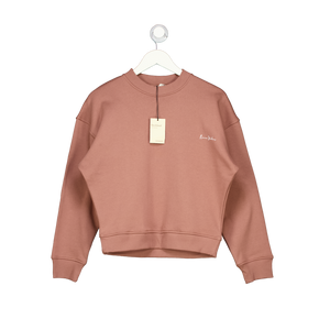RIVER ISLAND Studio Brown Long Sleeve Sweatshirt UK XS