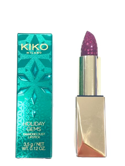 kiko milano Holiday Gems Diamond Dust Lipstick Metallic-finish Lipstick With Glitter 06 3.5g