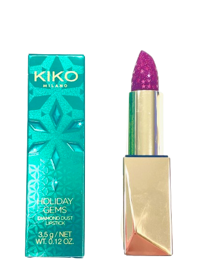 Kiko milano Holiday Gems Diamond Dust Lipstick Metallic-finish Lipstick With Glitter 05 3.5g