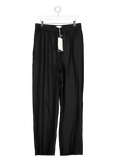 ZARA Black Straight Trousers With Linen UK XL
