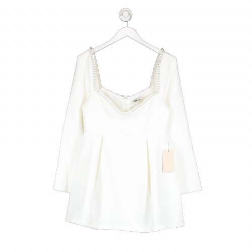 Odd Muse White The Ultimate Muse Pearl Dress UK XL