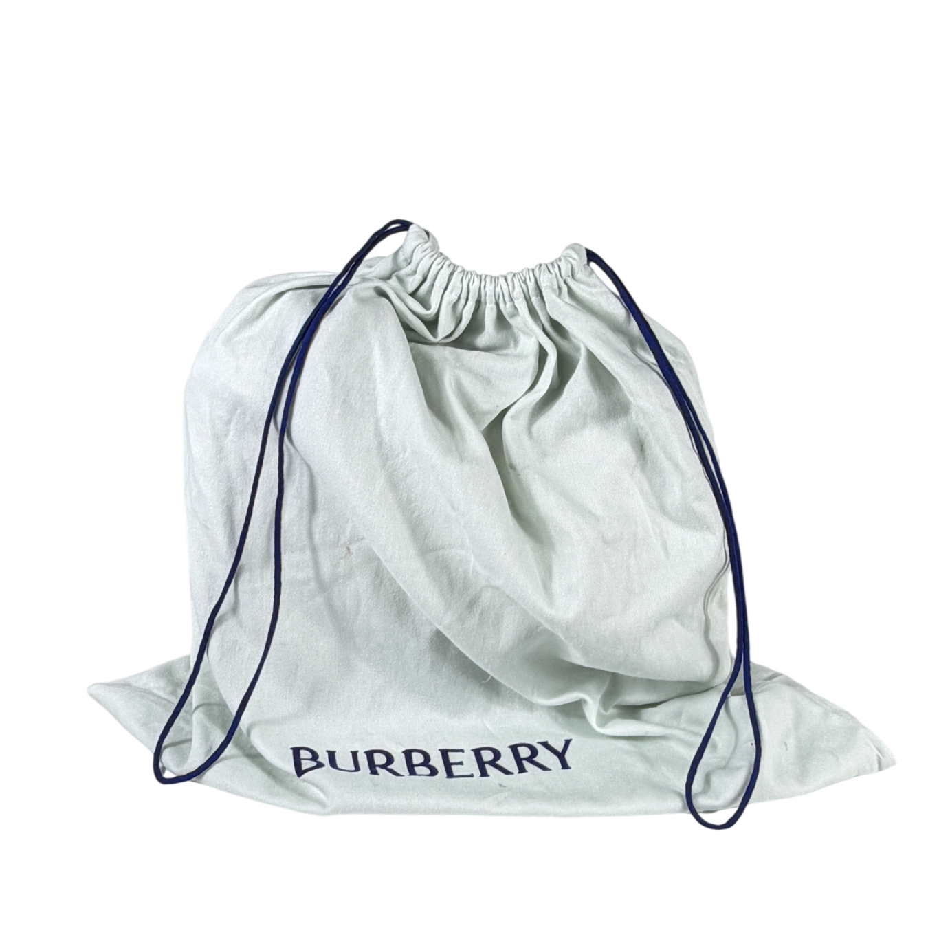 BURBERRY Soap Beige Leather / Antique Silver Medium B Clip Messenger Bag