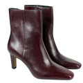 DUNE Burgunndy Red Ovation Heeled Leather Ankle Boots UK 6 EU 39