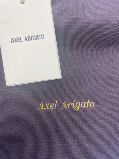 AXEL ARIGATO Deep Brown Trademark Gold Logo-print Track Pants Bnwt UK S