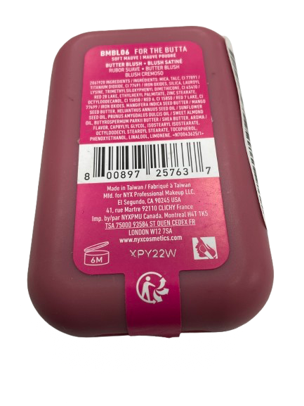 NYX Buttermelt Blush Soft Mauve 5g