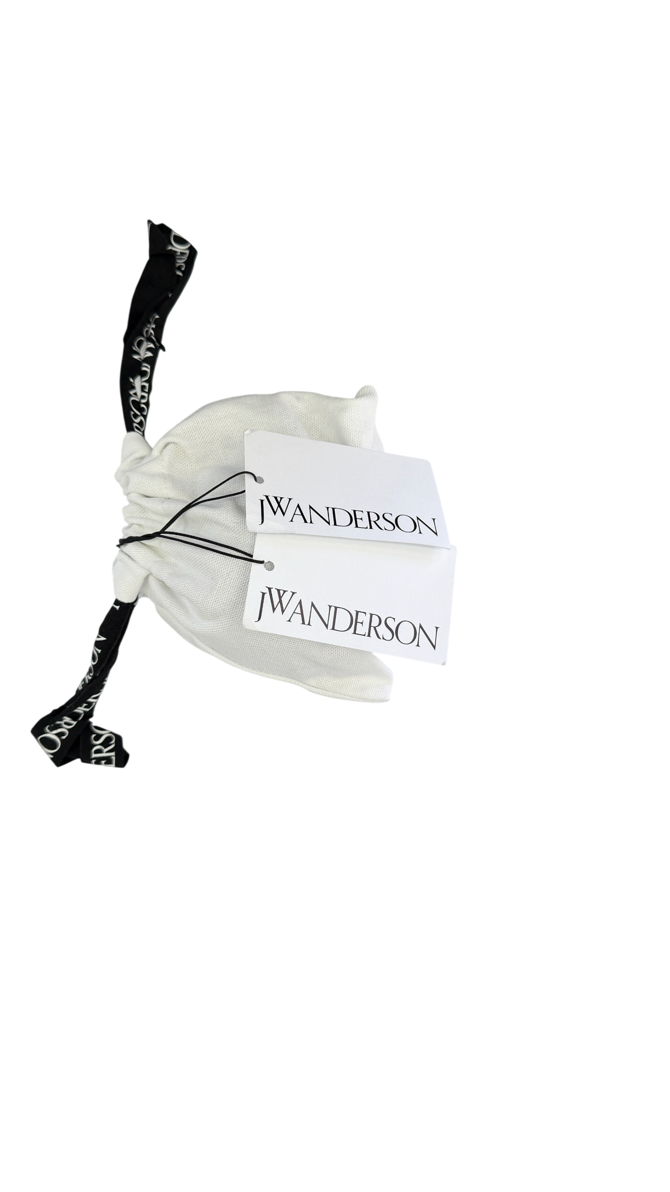 JW ANDERSON Black Cap Nano Leather Cross-body Bag One Size