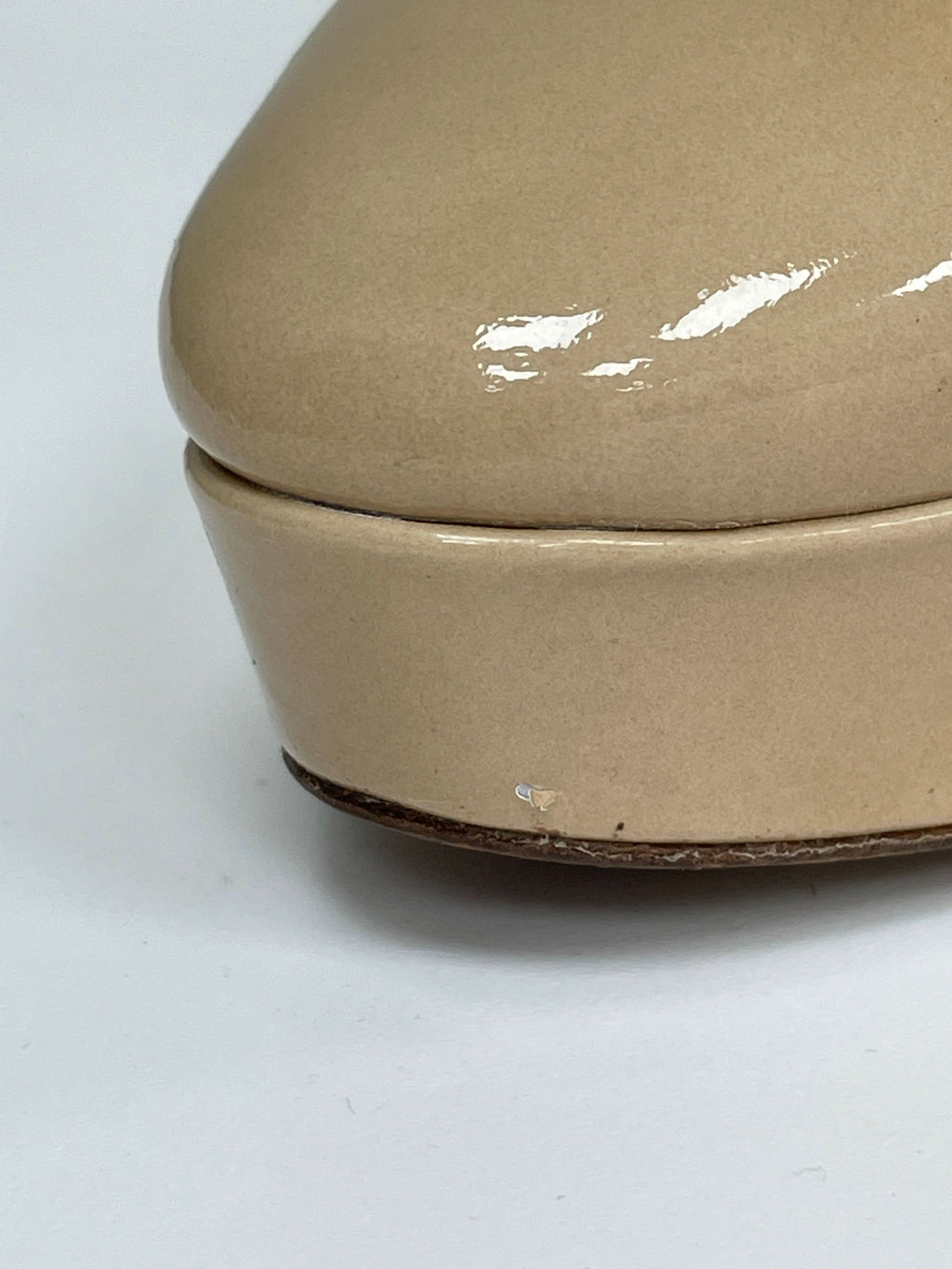 Jimmy Choo Cosmic Nude Patent Platform Heels UK 3 EU 36 👠