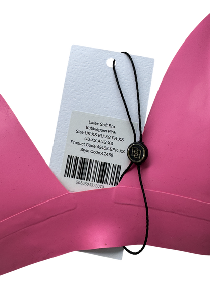 Bluebella Latex Soft Bra Bubblegum Pink UK XS