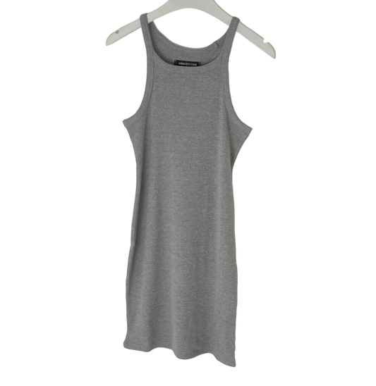 Urban Outfitters Grey Ribbed Mini Dress UK Size L