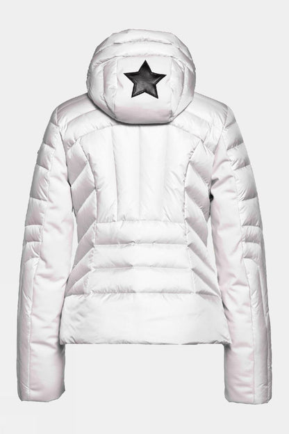 Goldbergh Luxury White Pikes Ski Jacket UK Size 14