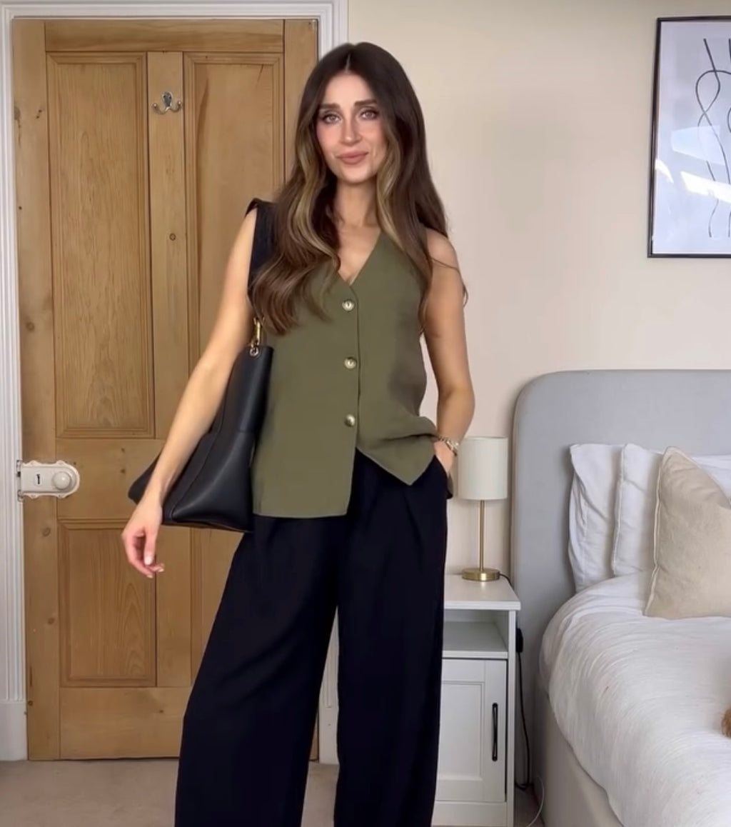 F&F Green Light-weight Vest UK 6