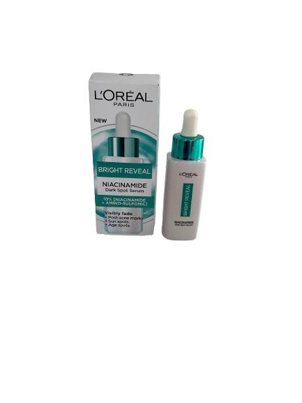 Ľoréal Bright Reveal Niacinamide Dark Spot Serum 10% Niacinamide + Amino-sulfonic Acid 30ml