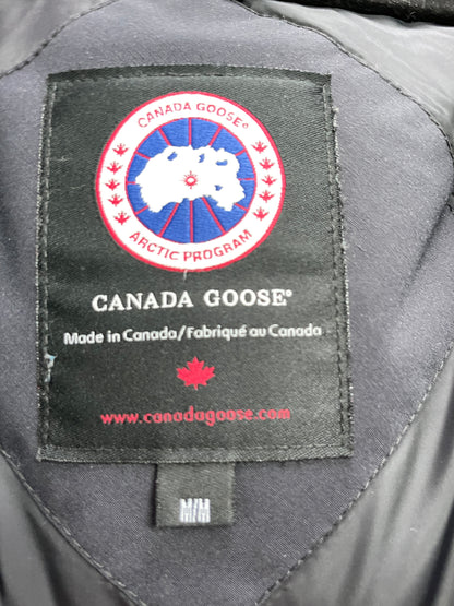 Canada Goose Blue Chateau Parka WITH FUR HOOD TRIM UK M