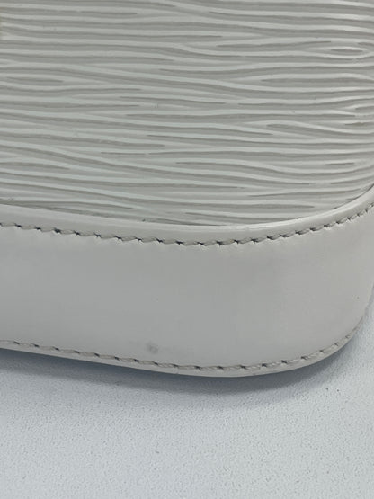 Louis Vuitton White Alma Handbag Love Lock Epi Leather Bb Bag