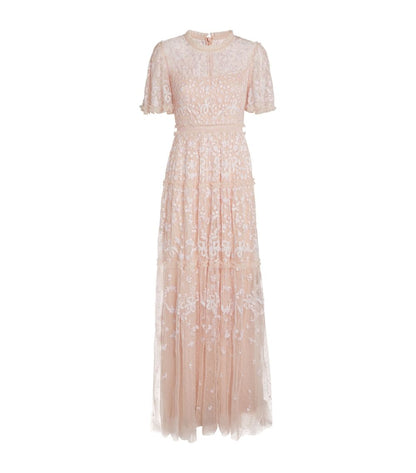 Needle & Thread Petal Pink Emiliana Gown UK 14