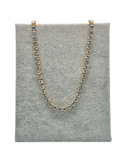 cristahlea Metallic Large Crystal Necklace BNIB