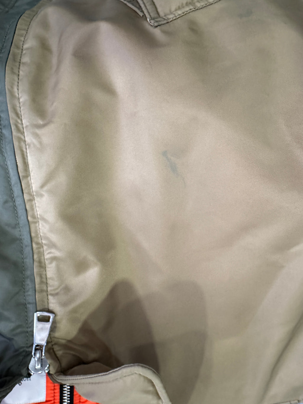 (Di)vision Green Split Bomber Jacket UK S