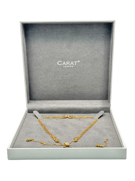 Carat London Metallic Cyndi Necklace 18k Gold Vermeil One Size
