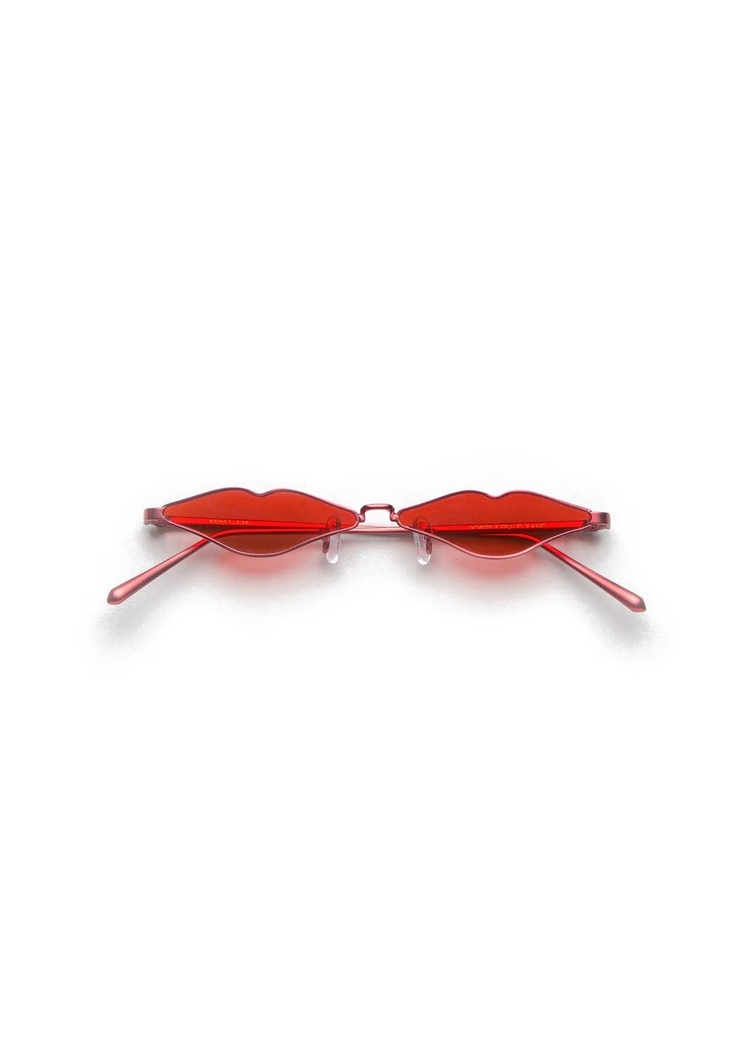 Roberti & Fraud x KNC Red Tiny Lips Sunglasses