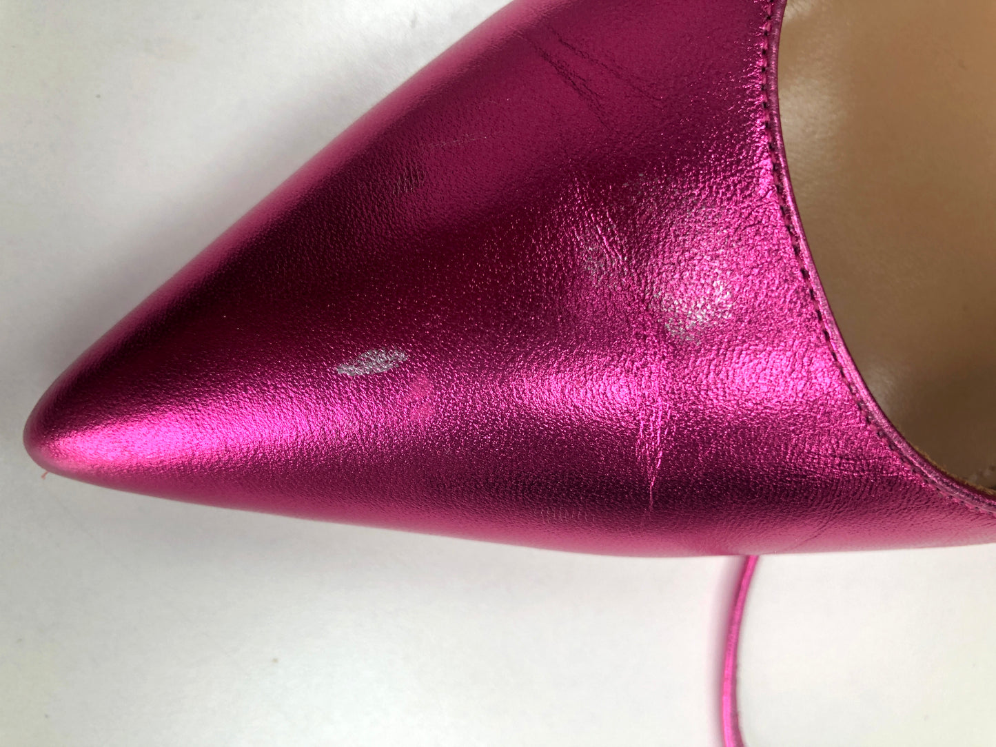 Aquazzura Pink Ankle Tie Pumps UK 6.5 EU 39.5 👠